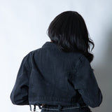 LNP boxy denim chain detail jacket - Liquor n Poker