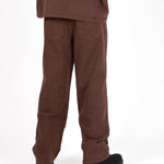 LNP BROWN DENIM CLASP CARGO - Liquor n Poker