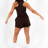 LNP BROWN RAW EDGE RIBBED RACER - Liquor n Poker