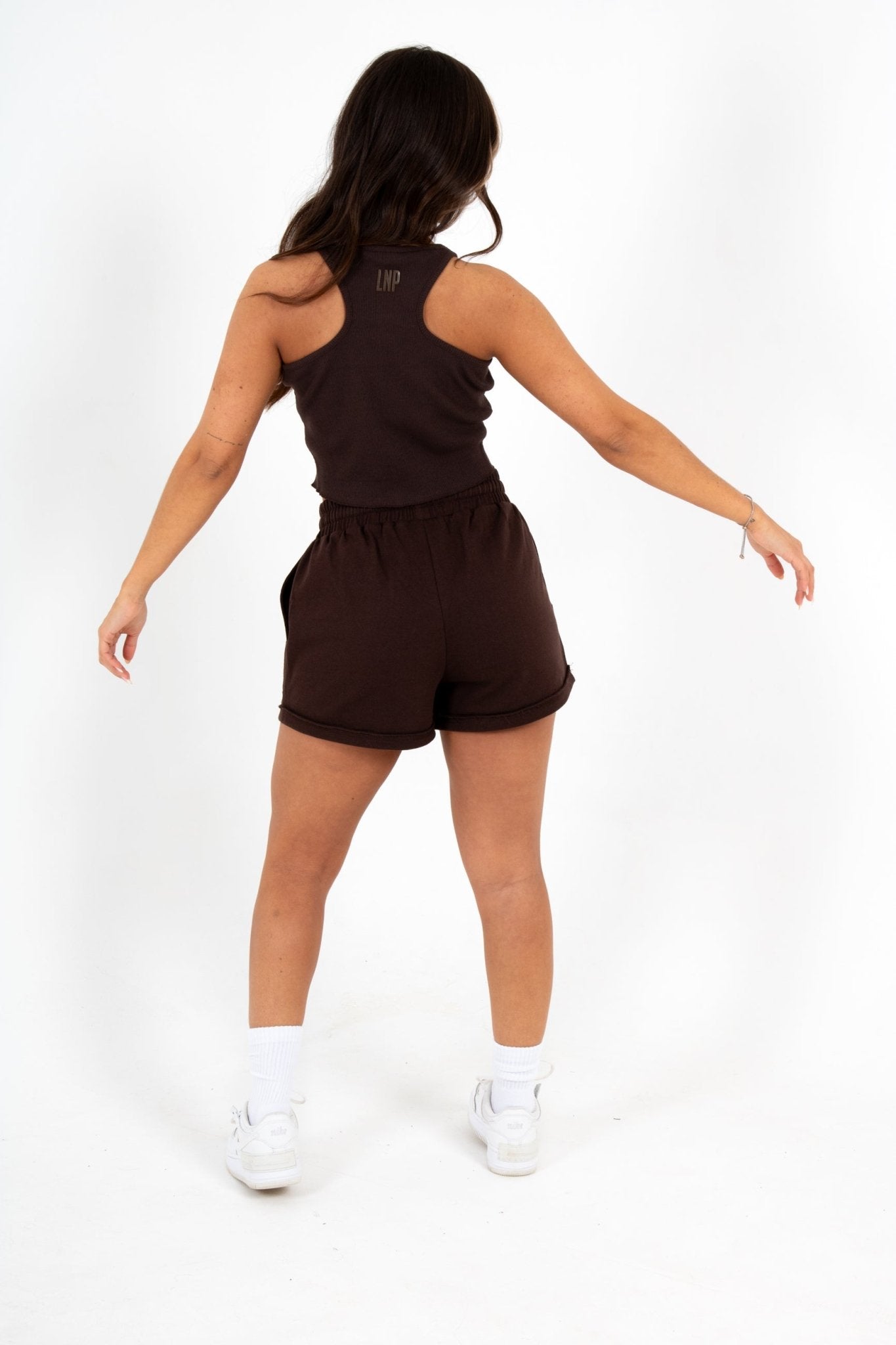 LNP BROWN RAW EDGE RIBBED RACER - Liquor n Poker