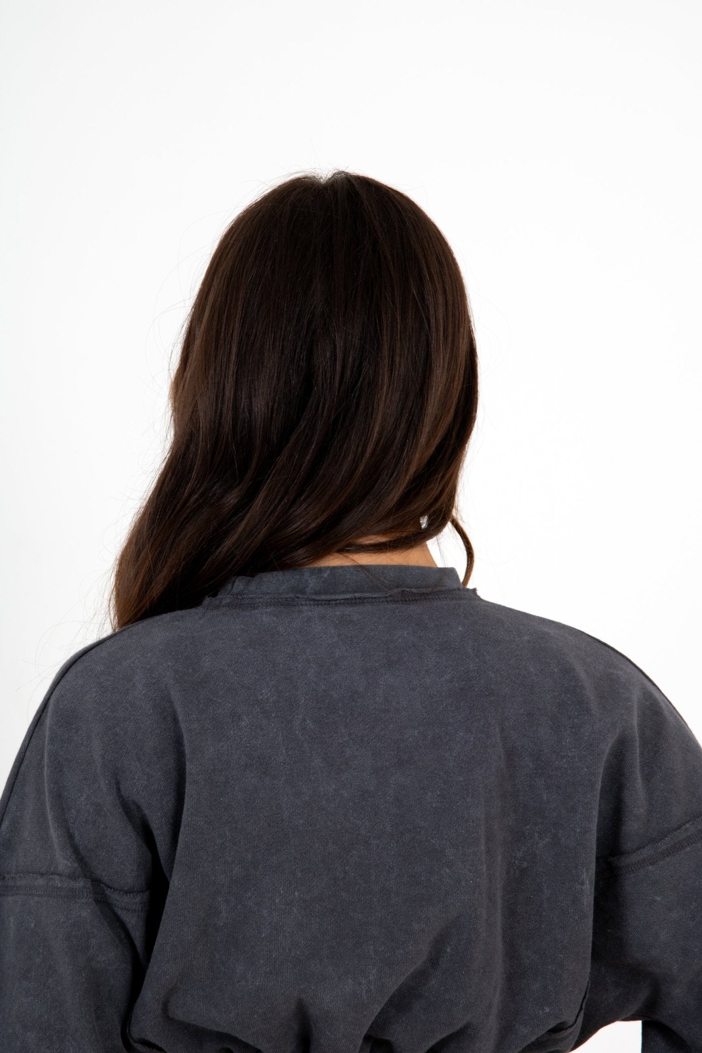 LNP CHARCOAL ESSENTIAL CROPPED TEE - Liquor n Poker