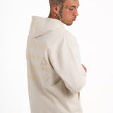 LNP CREAM RECYCLED REBEL HOODIE - Liquor n Poker