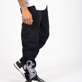 LNP DRAGON EMBROIDERED STRAIGHT LEG JEANS - Liquor n Poker