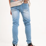 LNP Indigo Stonewash Logan Skinny Jeans - Liquor n Poker