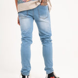 LNP Indigo Stonewash Logan Skinny Jeans - Liquor n Poker