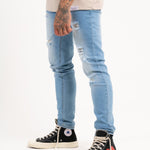 LNP Indigo Stonewash Logan Skinny Jeans - Liquor n Poker