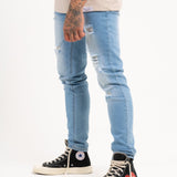 LNP Indigo Stonewash Logan Skinny Jeans - Liquor n Poker