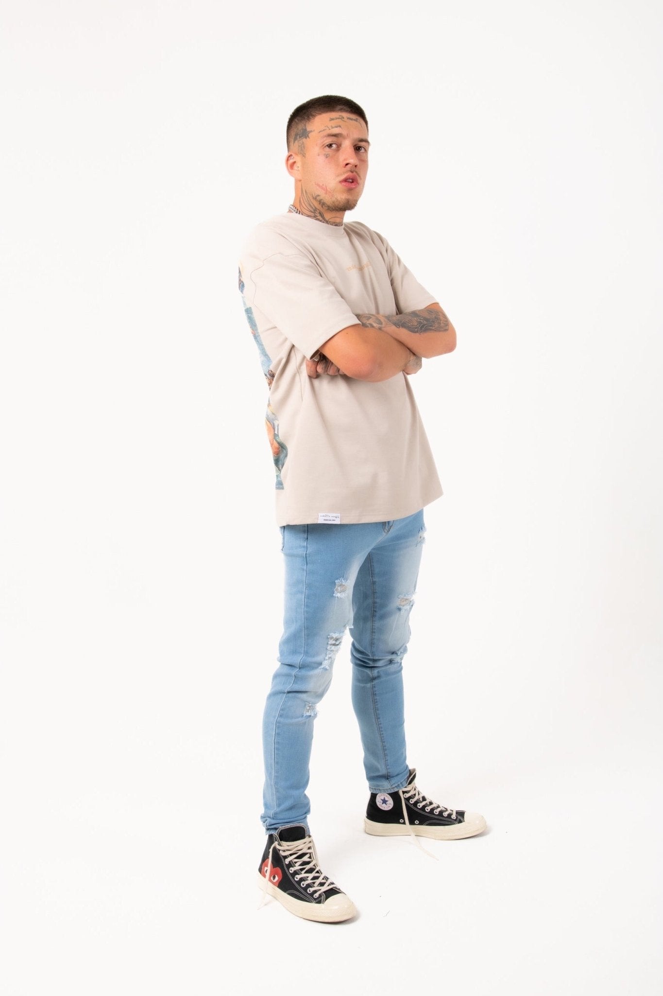 LNP Indigo Stonewash Logan Skinny Jeans - Liquor n Poker