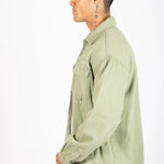 LNP Khaki Utility Cargo Shirt - Liquor n Poker