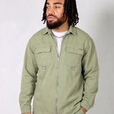 LNP Khaki Utility Cargo Shirt - Liquor n Poker