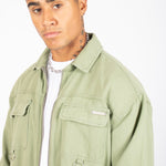 LNP Khaki Utility Cargo Shirt - Liquor n Poker