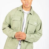 LNP Khaki Utility Cargo Shirt - Liquor n Poker