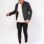 LNP Light Black Ripped Logan Skinny Jeans - Liquor n Poker