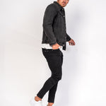 LNP Light Black Ripped Logan Skinny Jeans - Liquor n Poker