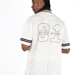 LNP OFF WHITE BLESSED VARSITY TEE MENS - Liquor n Poker
