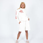 LNP OFF WHITE UNISEX JERSEY SHORTS - Liquor n Poker