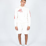 LNP OFF WHITE UNISEX JERSEY SHORTS - Liquor n Poker