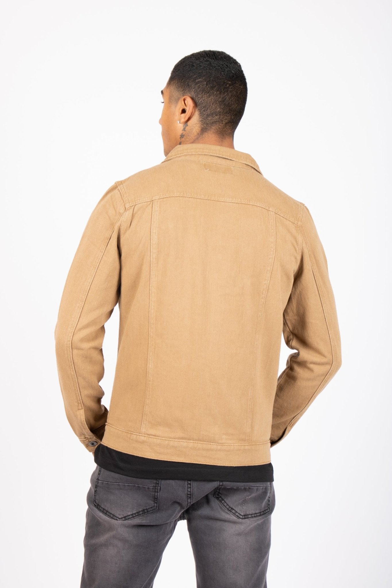LNP Tan Clean Norton Trucker Jacket - Liquor n Poker