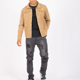 LNP Tan Clean Norton Trucker Jacket - Liquor n Poker