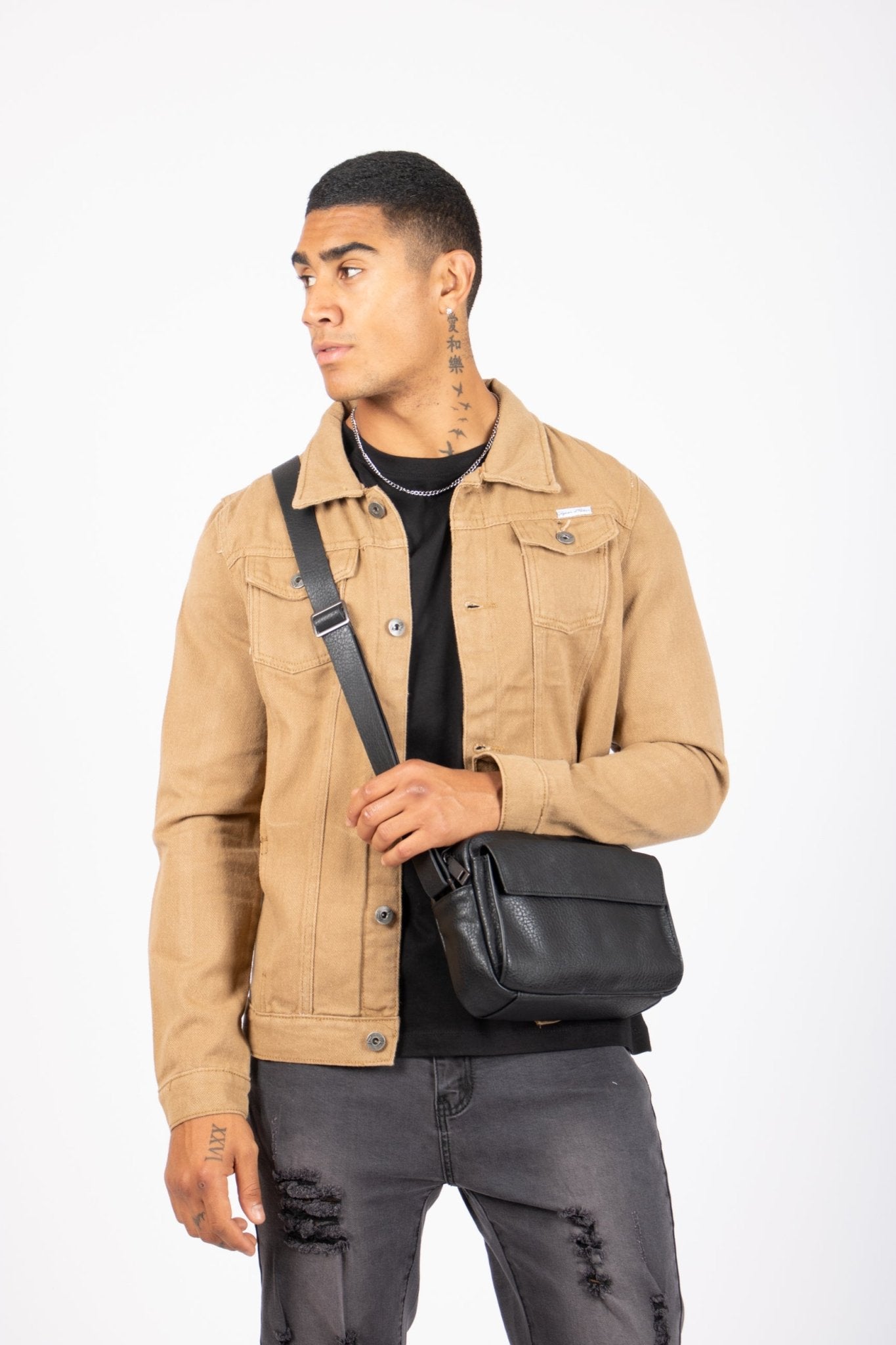 LNP Tan Clean Norton Trucker Jacket - Liquor n Poker