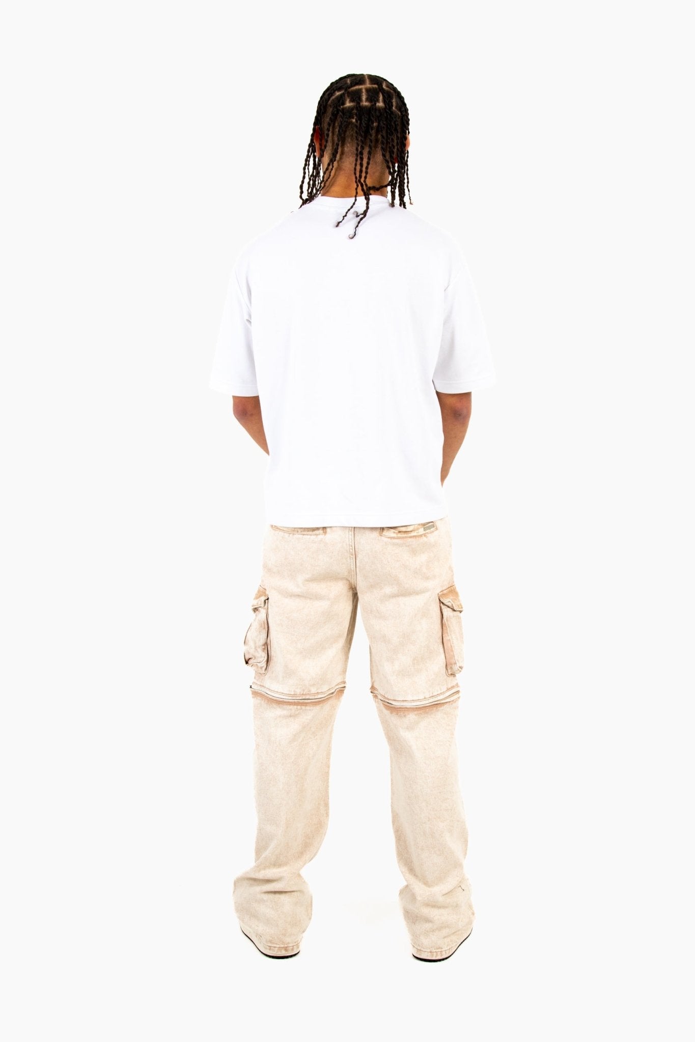 LNP Washed Beige Zip - Off Cargo - Liquor n Poker