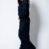 LOLA – Raw Indigo Baggy Pleated Horseshoe Jeans - Liquor n Poker