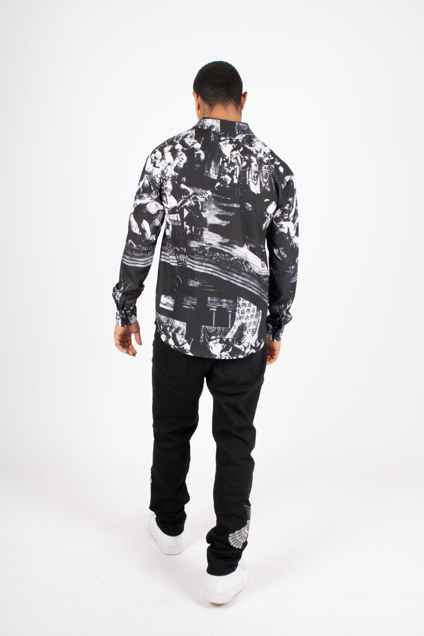 Long Sleeve Angel Renaissance Shirt - Liquor n Poker