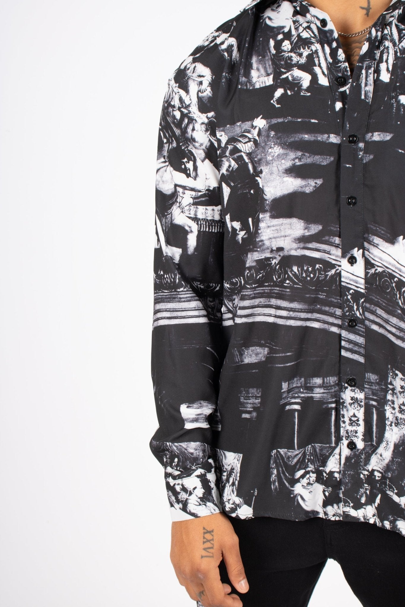 Long Sleeve Angel Renaissance Shirt - Liquor n Poker