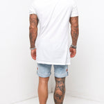 Miami Relaxed Denim Shorts In Vintage Stonewash - Liquor n Poker