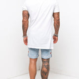 Miami Relaxed Denim Shorts In Vintage Stonewash - Liquor n Poker
