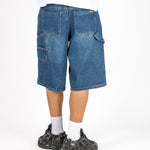 Mid Blue Relaxed Carpenter Jorts - Liquor n Poker