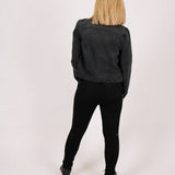 Mid-Rise Black Super Distressed Skinny - Liquor n Poker
