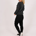 Mid-Rise Black Super Distressed Skinny - Liquor n Poker