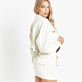 Milton Ecru Denim Jacket - Liquor n Poker