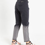 Mom Jeans In Comfort Stretch In Ombre Effect - Liquor n Poker