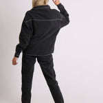 Mom Jeans In Washed Black Co - Ord - Liquor n Poker