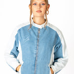 Motorsport Oversized Denim Jacket - Liquor n Poker