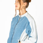 Motorsport Oversized Denim Jacket - Liquor n Poker