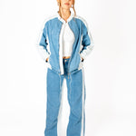 Motorsport Oversized Denim Jacket - Liquor n Poker