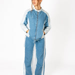 Motorsport Oversized Denim Jacket - Liquor n Poker