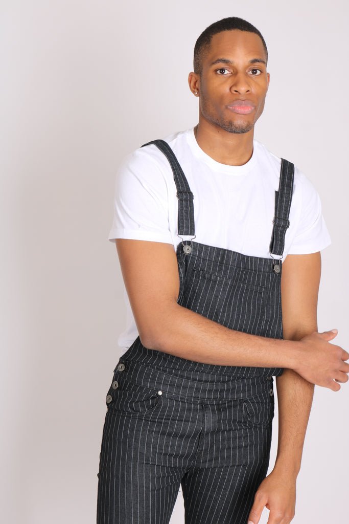 Nashville Pinstripe Skinny Dungaree - Liquor n Poker