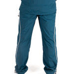 Navy Relaxed - Fit Shell Joggers With Logo & Piping - Liquor n Poker