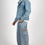 Nevada Blue Wash Utility Denim Jacket - Liquor n Poker