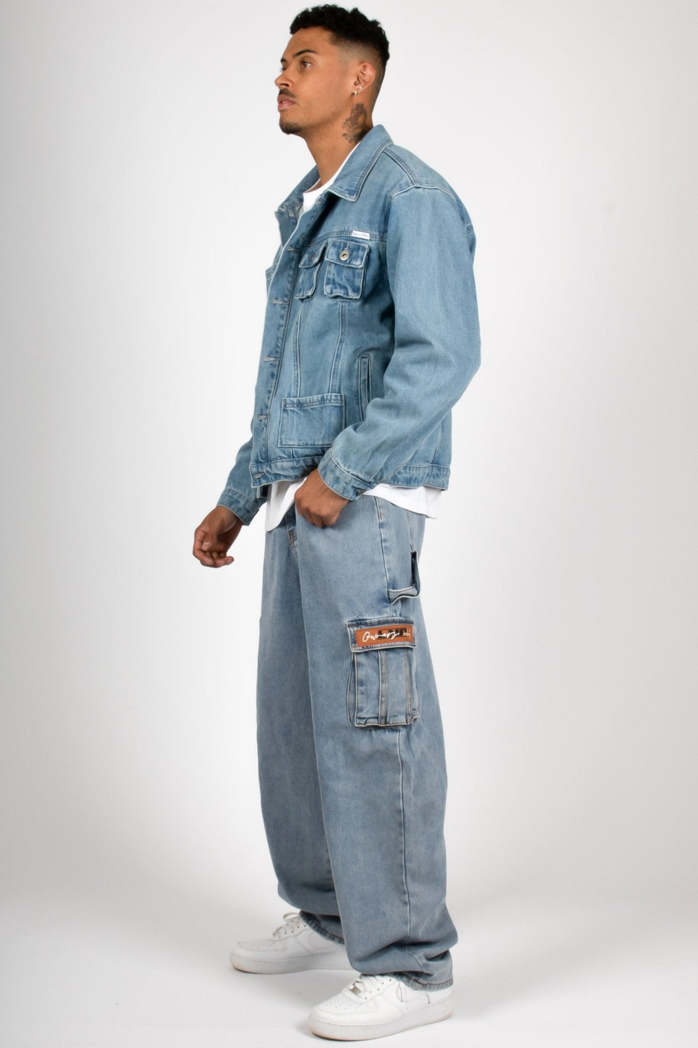 Nevada Blue Wash Utility Denim Jacket - Liquor n Poker