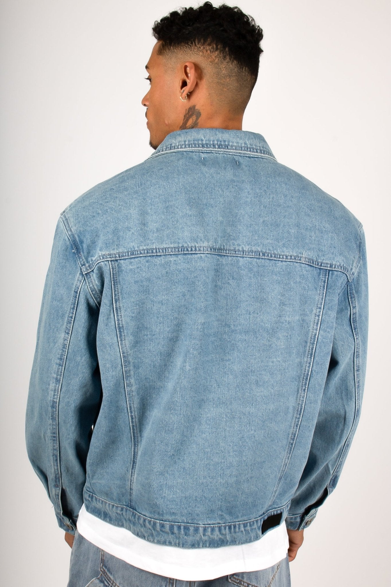 Nevada Blue Wash Utility Denim Jacket - Liquor n Poker