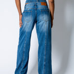 NOLA – True Blue Relaxed Low - Rise Jean with Buckle Detail - Liquor n Poker