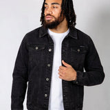 Norton Washed Black Classic Denim Jacket - Liquor n Poker