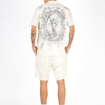 Off White Royal Printed Shirt - Liquor n Poker