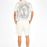 Off White Royal Printed Shirt - Liquor n Poker