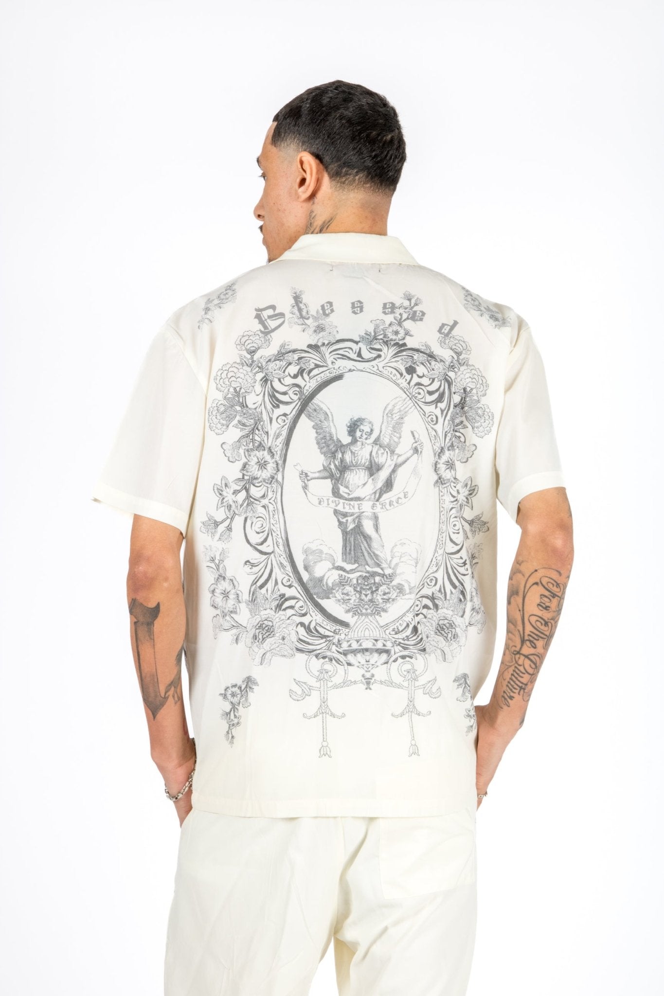Off White Royal Printed Shirt - Liquor n Poker